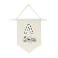 thumbnail image 1 of Personalized Floral Monogram Hanging Wall Banner, 1 of 4