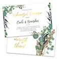 thumbnail image 1 of Personalized Foliage Border Rehearsal Dinner Invitation, 1 of 1