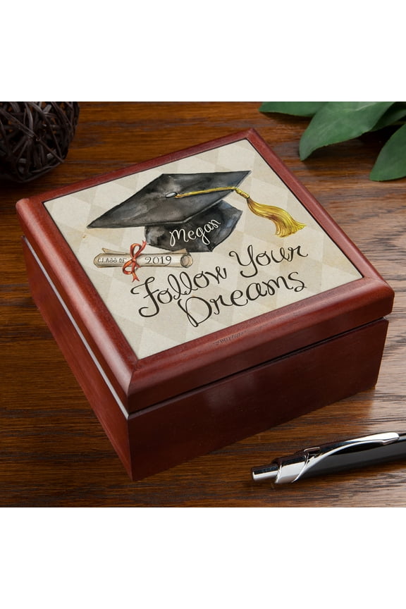 Personalized Follow Your Dreams Keepsake Box