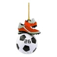 thumbnail image 1 of Personalized Football Christmas Ornament, Acrylic Soccer Player Themed Holiday Decoration, Customizable Football Lover Gift, Lightweight Hanging Pendant for Tree and Home Decor, 1 of 4