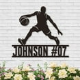 thumbnail image 1 of , Personalized Football Metal Sign, Metal Sports Sign Modern Football Wall Art Decor, Custom Name Sign Wall Fence Yard Patio Home Office Decor Gift for Boy, Men, Son, Decorations Housewarming Gift, 1 of 8