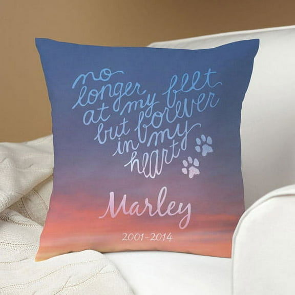 Personalized Forever" My Heart Pillow