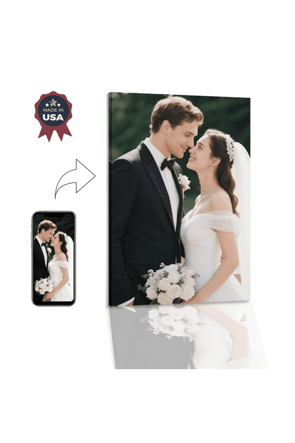 Personalized Framed Canvas Wall Art Custom Photo Print, High Quality Canvas Home Wall Decor