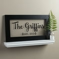 Personalized Framed Wall Art Family Name