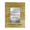 thumbnail image 1 of Personalized Friends Forever Engraved Wood Picture Frame With Names - 4 x 6 Inches Horizontal Friendship Day Gift, 1 of 1
