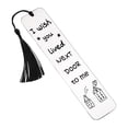 thumbnail image 1 of Personalized Funny Bookmark for Women & Men, Book Lovers Gift for Coworker, Sister, Friend | Valentine's Day, Christmas & Birthday Gift for Adult, Teen Readers | Book Marker with Quote, 1 of 9