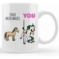 thumbnail image 1 of Personalized Funny Bridesmaid Mug, Wedding Gift From Bride Coffee Mug, Unicorn Bridesmaid Gift, Funny Bridesmaid Gift, Friend Sister Mug, Ceramic Novelty Coffee Mug, Tea Cup, Gift Present For Birthda, 1 of 4