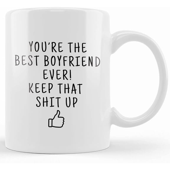 Personalized Funny Gifts For Him, Funny Boyfriend Gift, Boyfriend Mug, Funny Coffee Mug, Personalized Gift, Personalized Mugs, Boyfriend Birthday Gifts, Ceramic Novelty Coffee Mug, Tea Cup, Gift Pres