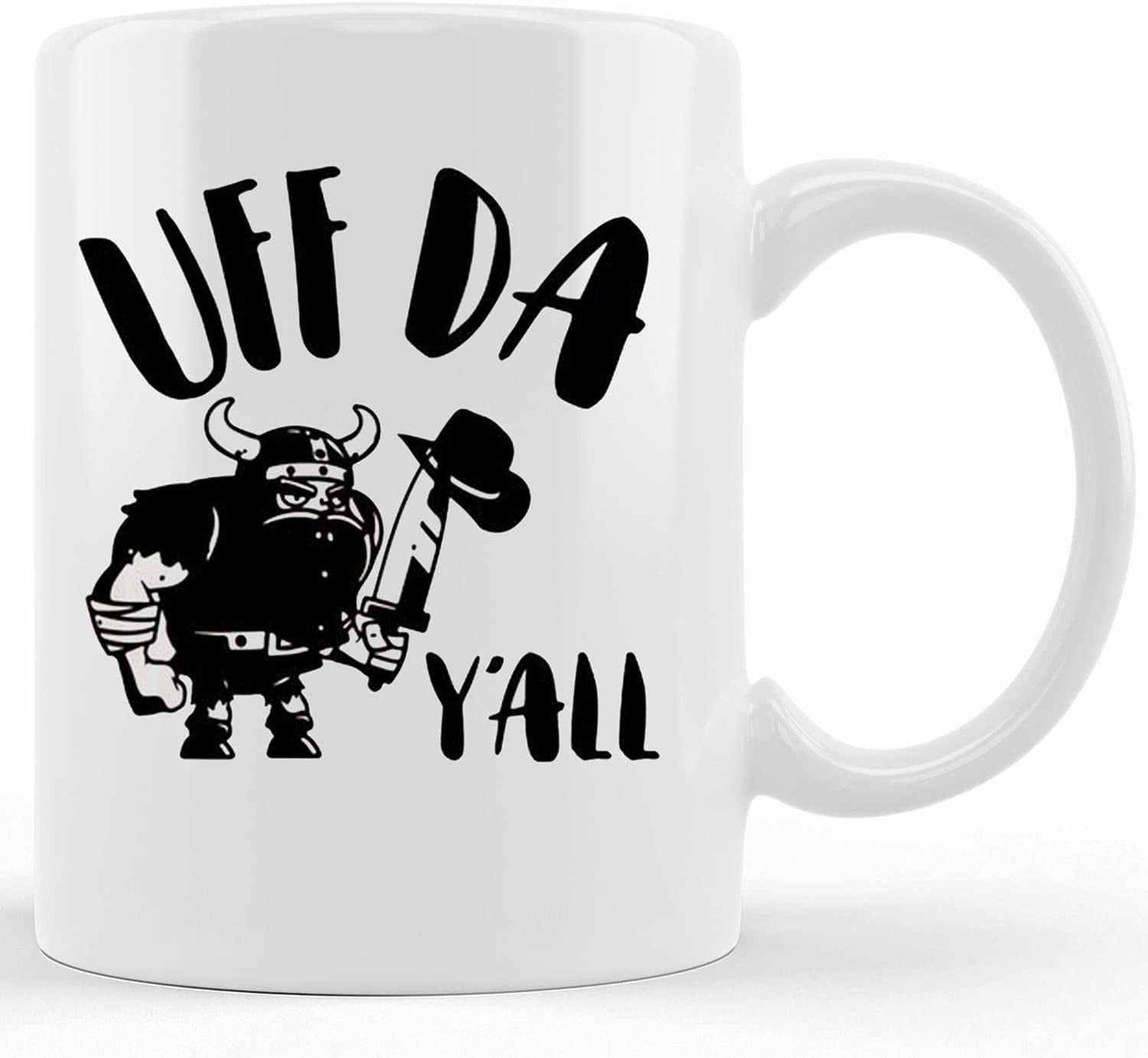 Personalized Funny Norwegian Mug Uff Da Y'all Funny Coffee Mug Norwegian Coffee Mug Lefse Norwegian Saying Mug Coffee Lover Norwegian Gifts, Ceramic Novelty Coffee Mugs 11oz, 15oz Mug, Tea Cup, Gift
