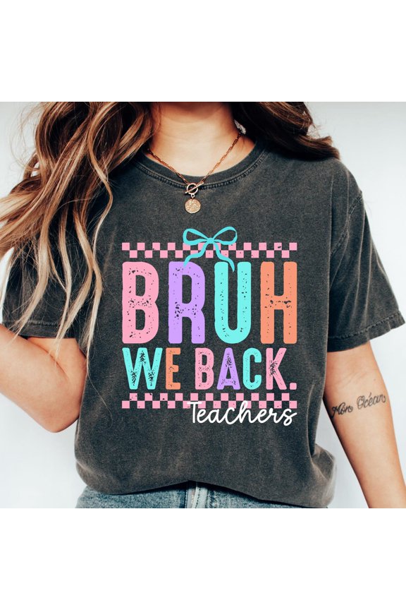 Personalized Funny We Back Teachers Tshirt Customizable We Back ShirtWe Back Tee Funny Bac