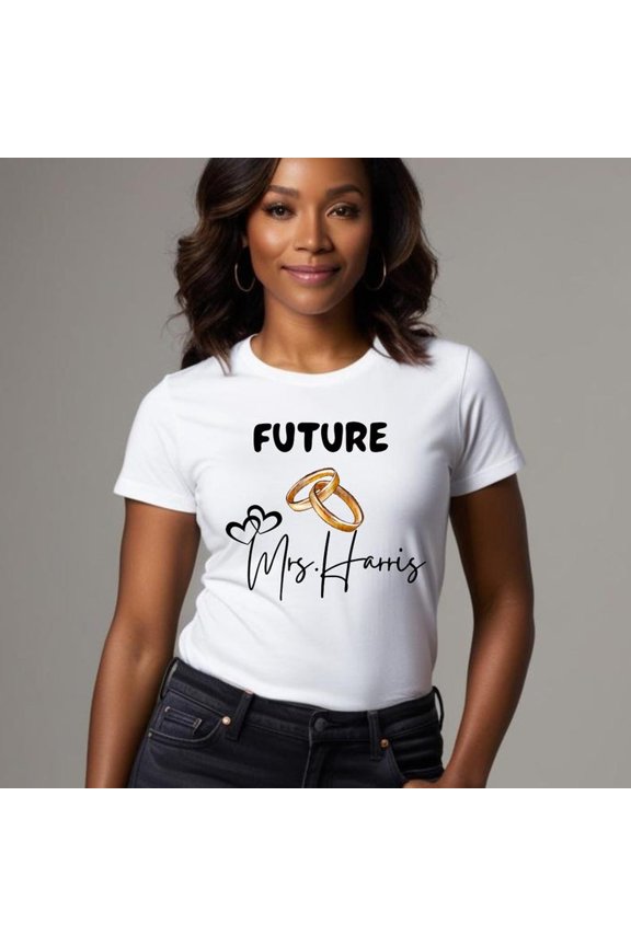 Personalized Future Mrs. T-Shirt, Bridal Shower Gift, Wedding Countdown Tee, Engagement Party Shirt, Bride to Be Apparel