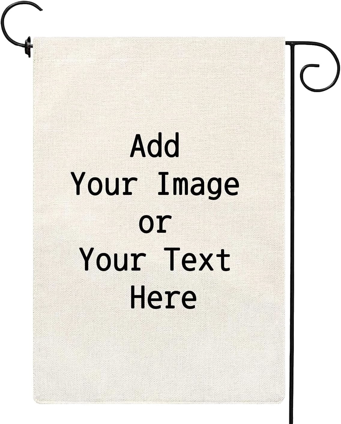 Personalized garden flag outside 12x18 inch custom flag diy your own