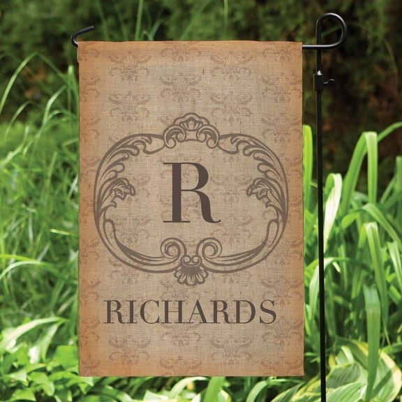 Personalized Garden Flag - Vintage Family