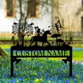 thumbnail image 1 of Personalized Garden Statue Stake Metal Sign | Custom Name Address Number Yard Sign Lawn Patio Decorative Outdoor Plaque Housewarming Gift, 1 of 6