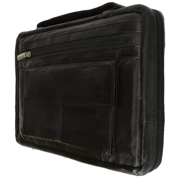 Personalized Genuine Leather Large Book Covers Bible Covers with Handle