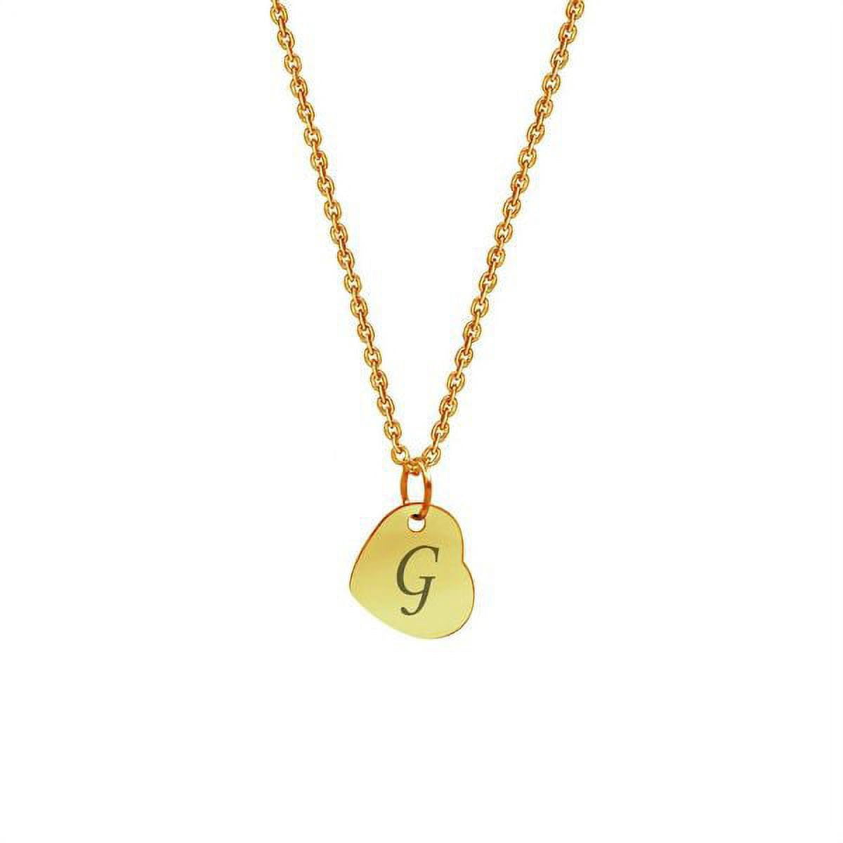 Personalized Gift for Her Girlfriend Women's Mini Heart Charm Gift for Wife Fiancee Pendant Custom Made Engravable Name Necklace Jewelry Free Gift Box Ship Next Day