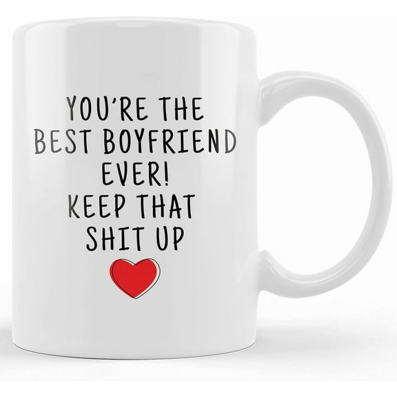 Personalized Gift For Him, Gift For Boyfriend, Funny Boyfriend Gift, Boyfriend Coffee Mug, Funny Boyfriend Mug, Boyfriend Birthday Gift, Ceramic Novelty Coffee Mug, Tea Cup, Gift Present