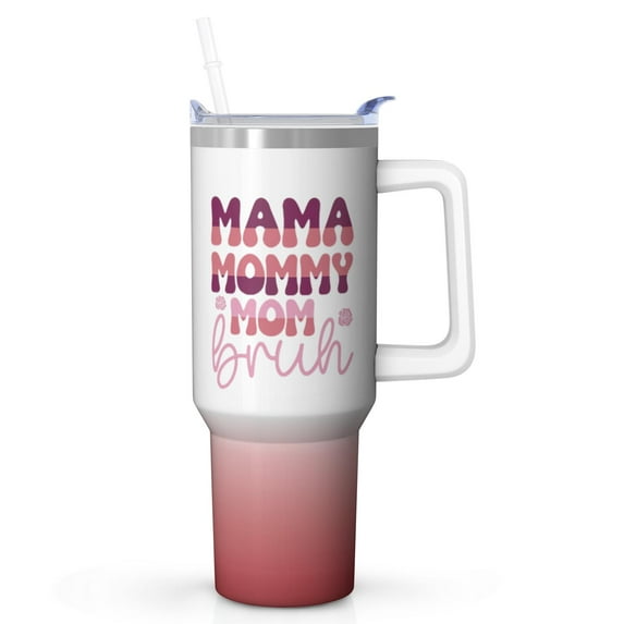 Personalized Gift Ideas for Mom - 40 Oz Stainless Steel Tumbler Cup - Perfect Mothers Day Birthday Christmas Gift for Mom from Her Children