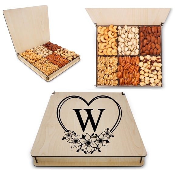Personalized Gift, Initial Name, Birthday Nuts Mixed Nuts, Secret Garden's, Business, Family