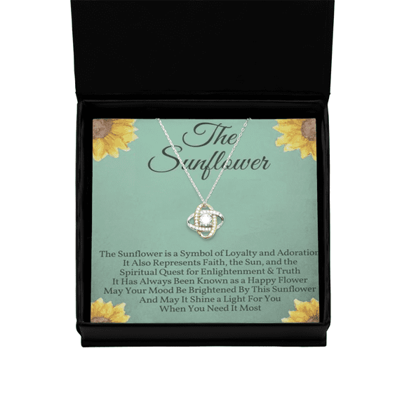 Personalized Gift, Love Knot Rose Gold Necklace,Gift for Daughter Granddaughter Mother Friendship Graduation Birthday Spiritual