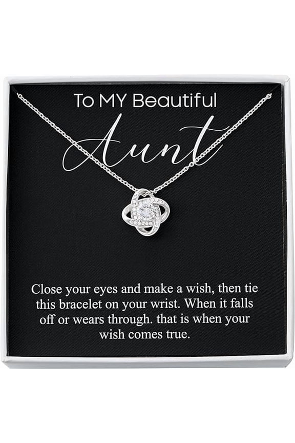 Personalized Gift for Aunt on Mothers day, Aunt Necklace on Mothers day, Aunt jewelry from Niecee , Mother's day gift with message card