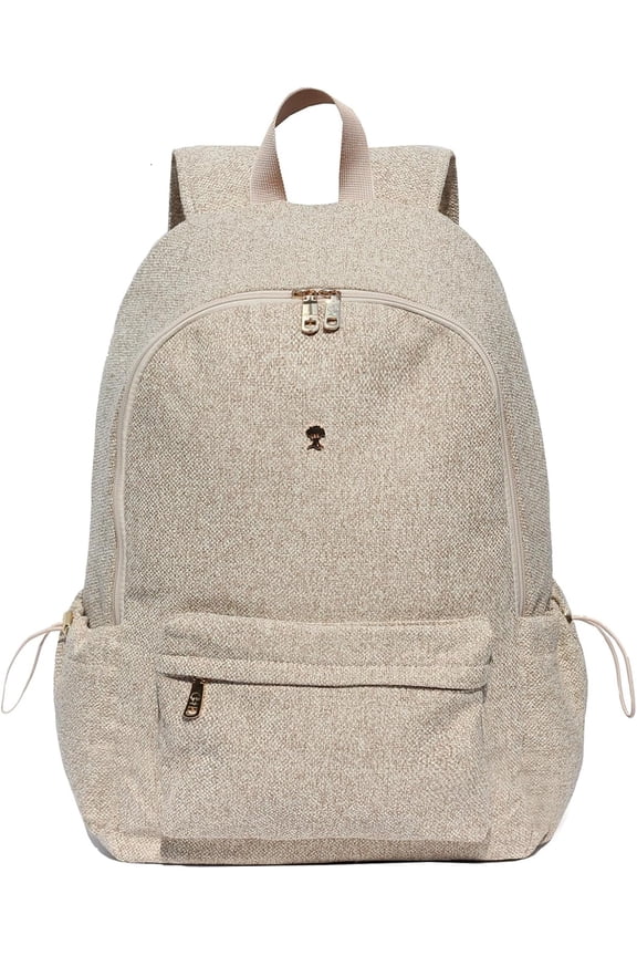 Personalized Gifts Backpack Canvas Linen Nylon 17 inch Laptop Bag for Women Casual College