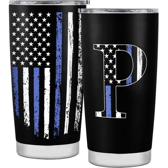 Personalized Gifts for Men, Birthday Gifts for men, Anniversary Birthday Gifts for him Dad, Grandpa, Uncle, Brother, Friends, American Flag Tumbler - 20oz - P