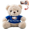 thumbnail image 1 of Personalized Gifts for Her Teddy Bear with Text+Photo, Bear Stuffed as Gifts for Valentines Day Christmas (8 IN--Text+Photo), 1 of 1