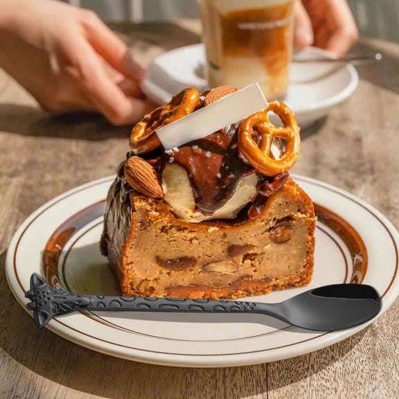 Personalized Giraffe Handle 304 Stainless Steel Dessert & Coffee Spoon, Desserts Cakes Ice Cream Server Stainless Steel Flatware Dinnerware