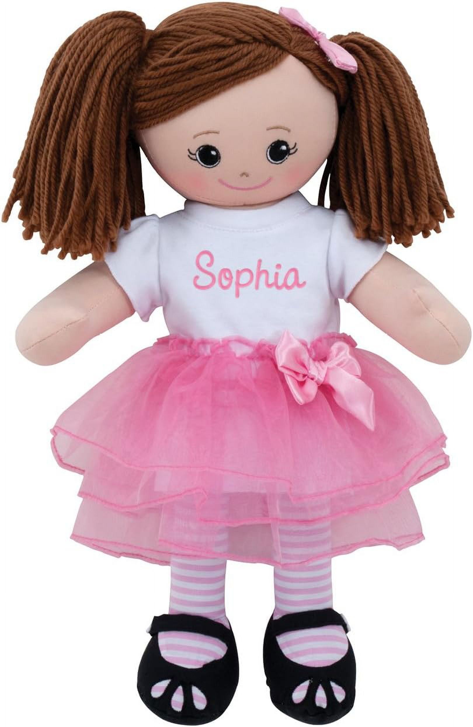 Clip With Personalized Ballerina Hair and Tutu Doll