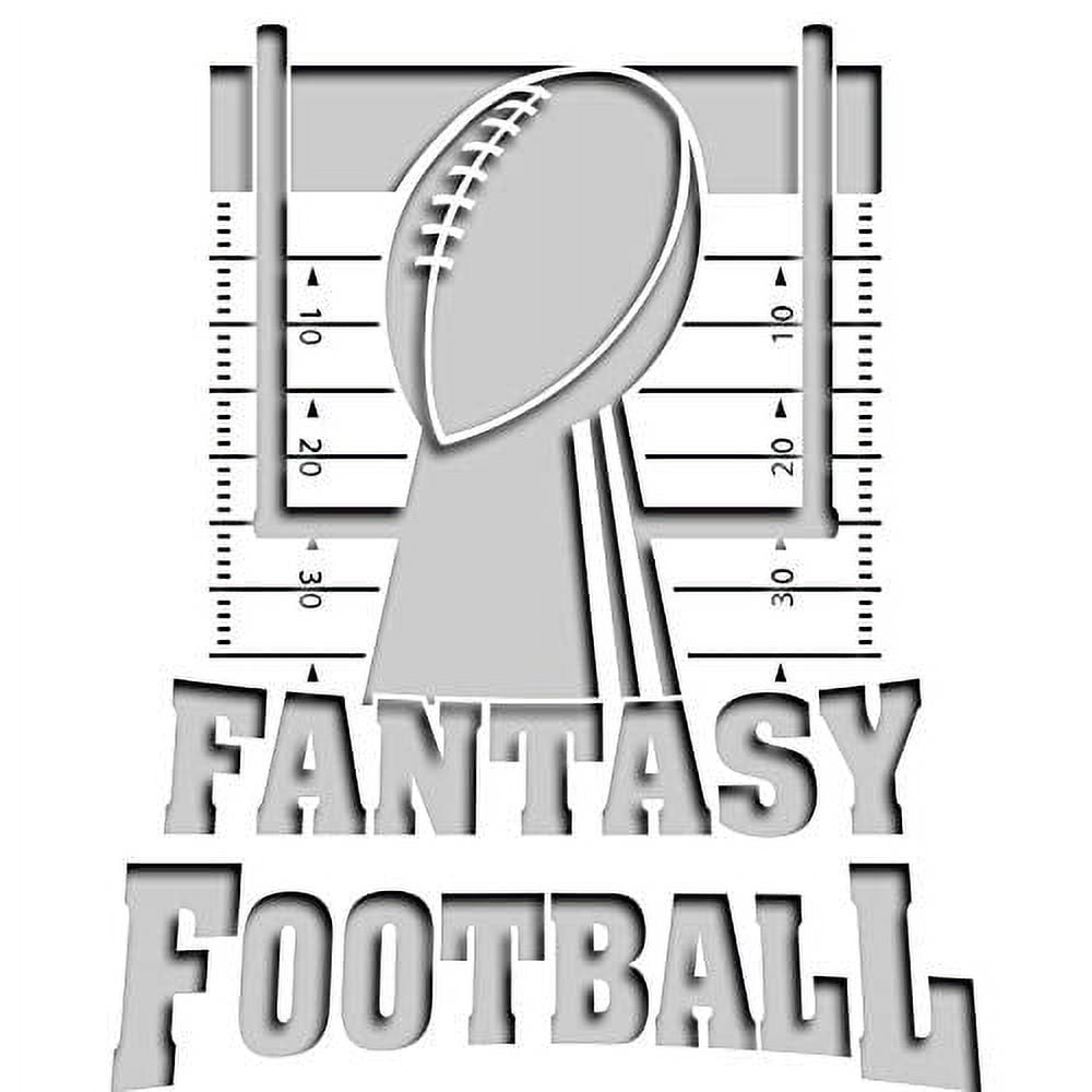 Personalized Glass Trophy – Custom Engraved Fantasy Football Winner Award, 7-Inch Prime Cup