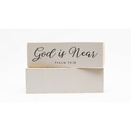 Personalized God Is Near Bereavement Shelf Sitter