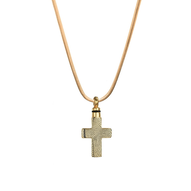 Cross pendant shop for ashes