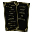 thumbnail image 1 of Personalized Gold and Black Art Deco Wedding Program, 1 of 1