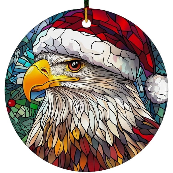 Personalized Golden Eagle Tree Ornaments, Golden Eagle Xmas Gifts Ideas, Golden Eagle Christmas Dcor, Golden Eagle Xmas Decorations WTIgwv