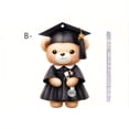 thumbnail image 1 of Personalized Graduation Bear Keychain, Class of 2026 Acrylic Small Bear Keychain Grad Keepsake Gifts for Him Her Graduates Holiday Party Favor Keepsake, 1 of 5