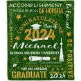 Personalized Graduation Blanket Gifts 2024,Custom Name Graduation