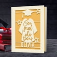 thumbnail image 1 of Personalized Graduation Cards Congratulations Greeting Cards with Envelope Custom Any Name for Him Her High School College Universary, 1 of 6