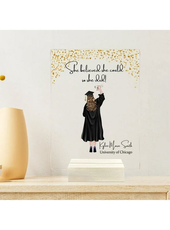 Personalized Graduation Gifts High School Graduation College Graduation Gifts Graduates Acrylic Plaque Graduation Gifts For Her