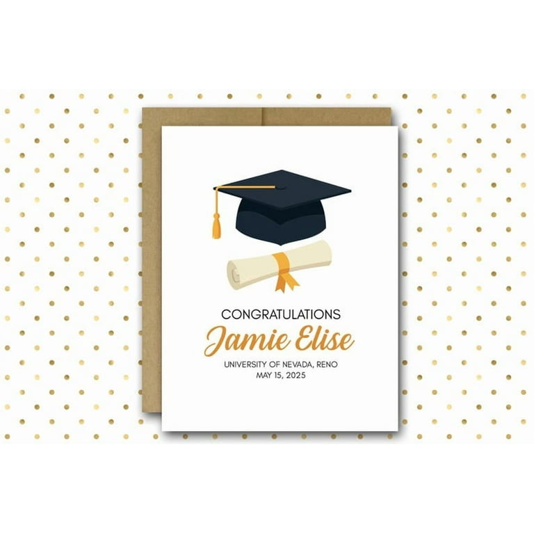 grad name cards What is your Graduation printable game church Sunday groups 25 Premium Embossed Personal NAME