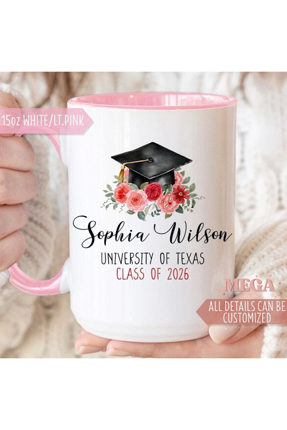 Personalized Graduation Mug Graduation Gift For Her MBA Gift Mug 006910