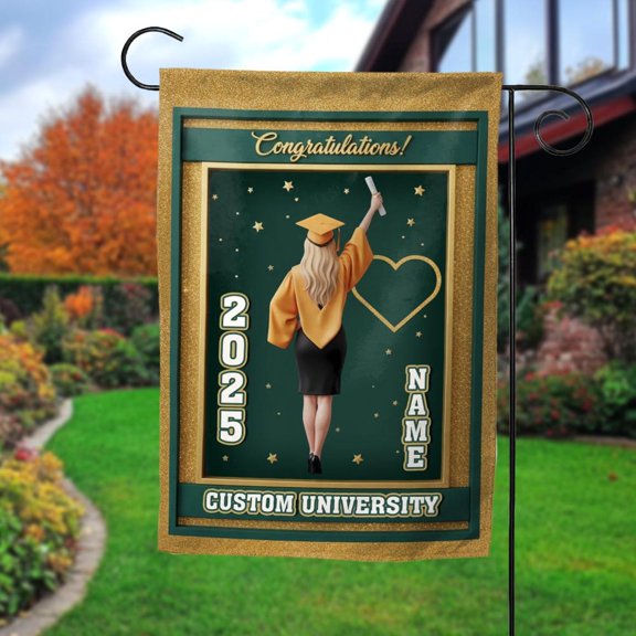 Personalized Graduation Senior Flag Class of 2026 / Custom Graduation Flag / Graduate Yard Sign, University Grad Flag, College Grad Flag, USA 250th Anniversary, 1776-2026, July 4th