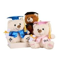 Personalized Graduation Teddy Bear-Custom Name, Date&Text-Gift for Class of 2025 High School&College Grads, Boys&Girls–Black