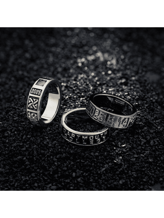 Personalized Graduation ring,Custom Class Ring Band,College Jewelry,College Ring, University Gift,Personalized Gift,Signet Ring