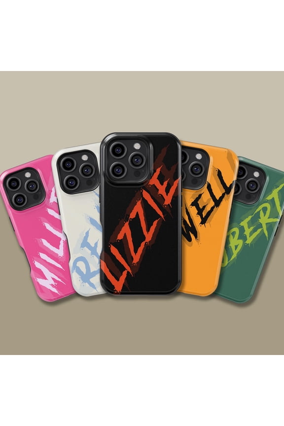 Personalized Graffiti Monogram Case for iPhone Samsung Name