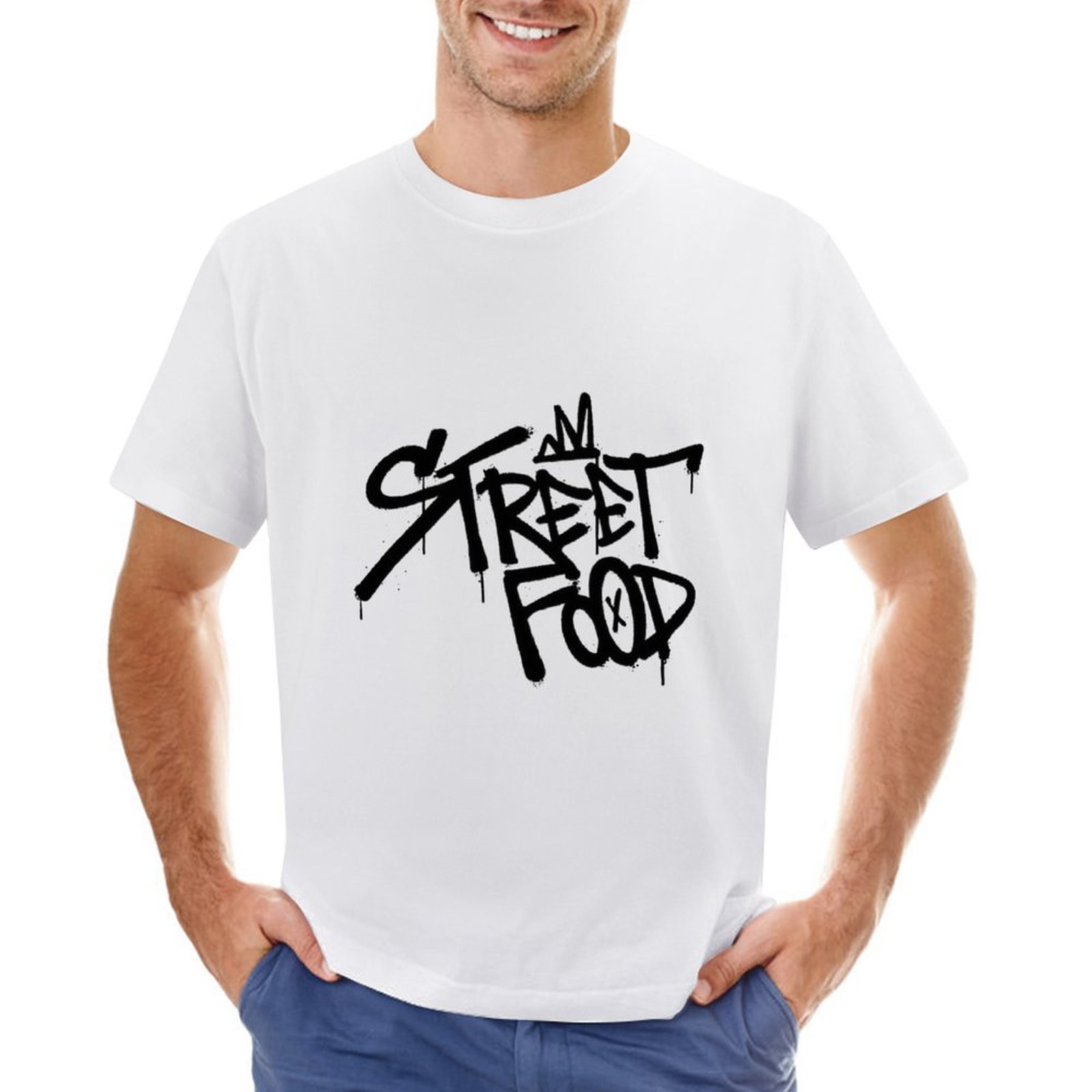 Personalized Graffiti Spray Paint Custom Men's TShirt Urban Street Art