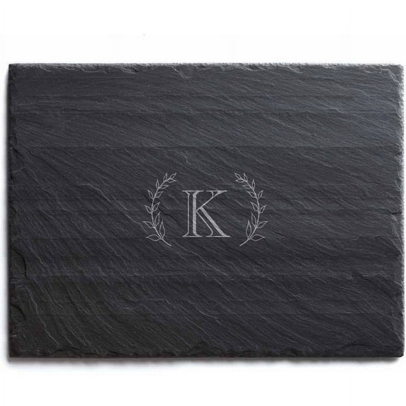 Personalized Grand Initial Slate Cheese Board
