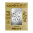thumbnail image 1 of Personalized Grandma & Me Wood Engraved Picture Frame With Name - 4 x 6 Inches Horizontal, 1 of 1