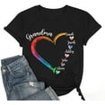 thumbnail image 1 of Personalized Grandma Shirt, Colorful Heart Grandma Shirts for Women, Gifts for Grandma Mothers Day A0, 1 of 3