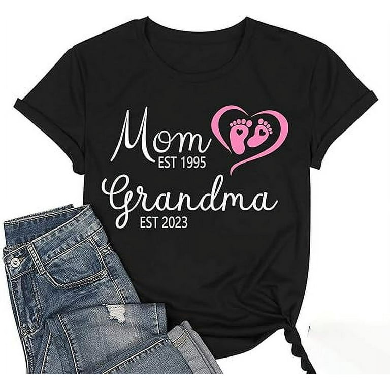 New Grandma Gift First Time Grandma Shirt New Grandma Gift First Time Grandma Shirt